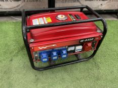 Wurzburg W-8500 Petrol Generator 240v & 400v Output. PLEASE NOTE: Collections by Appointment Only