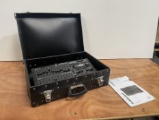 Eurolight LC2412 Professional 24-Channel DMX Lighting Console with Carry Case. Lot Location - Vale