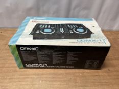 Citronic CDMX-1 Combined Dual CD / MP3 / Player Mixer. Lot Location - Vale of Glamorgan.
