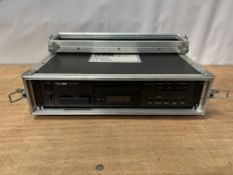 Tascam CD-200i CD Player with Rack Case. Lot Location - Vale of Glamorgan. Collection Strictly By