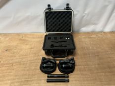 2no. Audio Technica AT-2031 & 2no. JTS CX509 Condenser Mics & Carry Case. Lot Location - Vale of