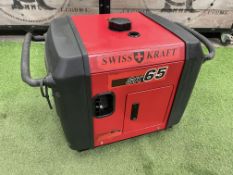 Swiss Kraft SK 65 Petrol Generator 240v & 400v Output. PLEASE NOTE: Collections by Appointment