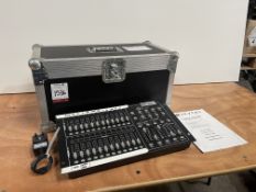 Skytec 24-Channel Professional DMX Scene Setter with Flight Case. Lot Location - Vale of