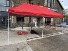 Surf & Turf Instant Shelters 6 x 3m Pop Up Shelter with Sides & Storage Bag. PLEASE NOTE: