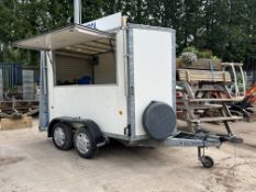 Ifor Williams BV85G 8ft Twin Axle Event Trailer. PLEASE NOTE: Collections by Appointment Only from