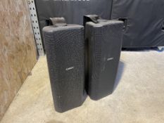 2no. QSC AD-S282HT Speakers as Lotted. Lot Location - Vale of Glamorgan. Collection Strictly By