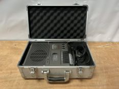 Evertop ELS-500 Cassette Recorder & Carry Case. Lot Location - Vale of Glamorgan. Collection