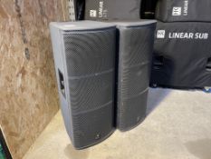 2no. Studio master JX212A 700w+100w Speaker. Lot Location - Vale of Glamorgan. Collection Strictly