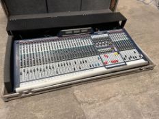 Soundcraft GB8 48 Channel Professional Mixer with Mobile Case. Lot Location - Vale of Glamorgan.