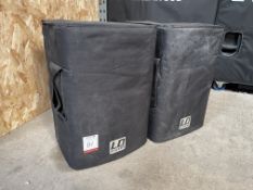 2no. LD System Stringer 12AG2 Speakers & Case as Lotted. Lot Location - Vale of Glamorgan.