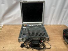 Soundcraft Spirit Folio SX Mixer & Carry Case. Lot Location - Vale of Glamorgan. Collection Strictly