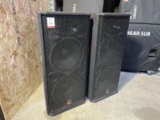2no. Wharfedale EVP-X215 Speakers as Lotted. Lot Location - Vale of Glamorgan. Collection Strictly