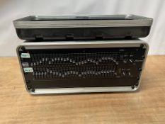 Studiomaster SBQ60L Graphic Equaliser with Rack Case. Lot Location - Vale of Glamorgan. Collection
