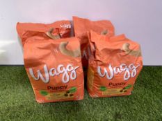 4no. Wagg Chicken & Gravy Puppy Dog Food 2kg. PLEASE NOTE: Collections by Appointment Only from