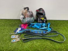 Large Dog Sundries Comprising; Flexi Retractable Lead, Cooling Wrap, Ancol Collar, 3no. Ancol