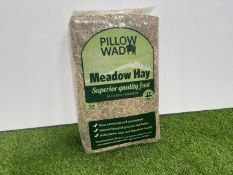 50no. Pillow Wad Meadow Hay 2.25kg, Pallet Not Included. PLEASE NOTE: Collections by Appointment