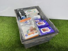 Quantity of Various Baby Care Sundries, Crate Not Included Best Before Date Passed. PLEASE NOTE: