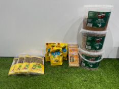 3no. Rio Budgie Food, 4no. Rio Spray Millet, 3no. 6 Pack Suet Logs & 3no. Extra Select Wild Bird