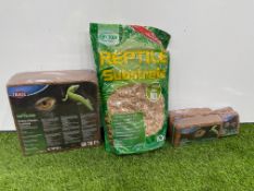 5no. Trixie Reptile Soil Sizes Vary, Complete With 10l Reptile Substrate. PLEASE NOTE: Collections