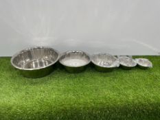 5no. Classic Value Dog Bowls Sizes Vary. PLEASE NOTE: Collections by Appointment Only from The
