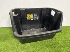 10no. Strata Heavy Duty Stacking Crates. PLEASE NOTE: Collections by Appointment Only from The