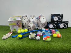 Quantity of Various Dog Toy Sundries. PLEASE NOTE: Collections by Appointment Only from The