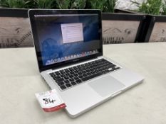 Apple MacBook Pro, Processor: Intel Core i5, Ram Size: 4GB, 500GB HDD, Mac OS Lion, Serial Number: