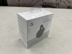 Boxed & Unused Google Chrome Cast Streaming Device