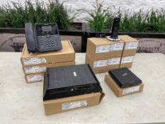 Ipecs Phone System Comprising; Ucp 100.STG Communications Programme, 130db IP-Dect Base, 6no.