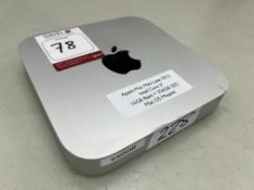 Apple Mac Mini Desktop, Processor: Intel Core i7, RAM: 16GB, 256GB SSD, Mac OS Mojave, Serial