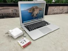 Apple MacBook Air, Processor: Intel Core i5, Ram Size: 4GB, 128GB SSD, Complete With Power Supply,