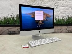 Apple iMac, 21.5" Display, Processor: Core i5 macOS Catalina, Ram Size: 8GB, 1TB HDD, Wired