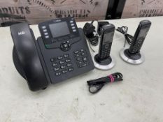 2no. Wildix WA1R70 Handsets & Wildix Workforce Buisness Phone 230V