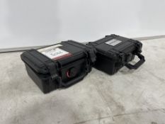 2no. Small Flight Cases as Lotted