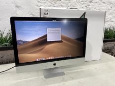 Apple iMac, 27" Display, Processor: Core i5 macOS Mojave, Ram Size: 32GB, 1TB HDD, Wired Keyboard,