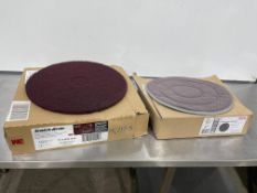 8no. Floor Maintenance Pads Sizes & Styles Vary. Please Note: Auction Location - Bay Studios, Fabian