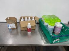 Quantity of Various Sanitiser & Hand Wipes. Please Note: Auction Location - Bay Studios, Fabian Way,
