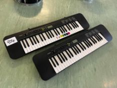 2no. Casio CTK-240 Electric Keyboards. Please Note: Auction Location - Bay Studios, Fabian Way,