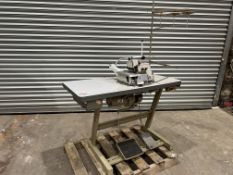 Brother EF4B511 Sewing Machine on Steel Frame, Foot Operated. Please Note: Auction Location - Bay