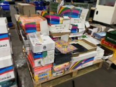 Large Quantity of Various Coloured Paper as Lotted. Please Note: Auction Location - Bay Studios,