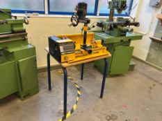 EMCOR Compact 5 Table Top Lathe & Milling Machine, 6 Speed, 46mm Centre, 200mm Between Centres, 3-