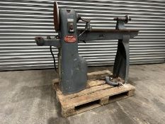 Union Graduate Lathe, 415v, Complete With 30" Bed Bowl Turning Attachment. Please Note: Auction