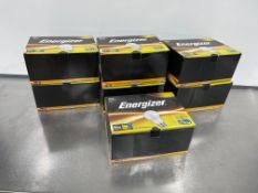 Boxed & Unused 7no. Packs of 12 Energizer 60W Bulbs. Please Note: Auction Location - Bay Studios,