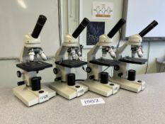 4no. Phillip Harris Microscopes, 240v. Please Note: Auction Location - Bay Studios, Fabian Way,