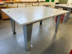 Tecnik Galv Steel Frame Workbench, 1730 x 1220 x 840mm. Please Note: Auction Location - Bay Studios,