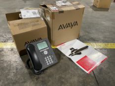 4no. Boxes of 4no. Unused Avaya Office Phones. Please Note: Auction Location - Bay Studios, Fabian