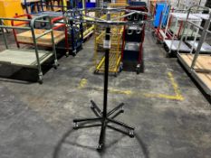 Mobile Metal Retail Hanging Display. Please Note: Auction Location - Bay Studios, Fabian Way,