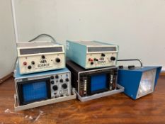 5no. Various Laboratory Apparatus Comprising; 2no. Oscilloscopes, 2no. WPA EDSPOT Long Scale