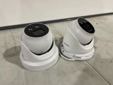 2no. Hikvision DS-2CD2386G2-IU Wall Mounted Cameras. Please Note: Auction Location - Bay Studios,