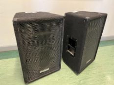 2no. Prosound PS120 Loudspeakers. Please Note: Auction Location - Bay Studios, Fabian Way, Swansea